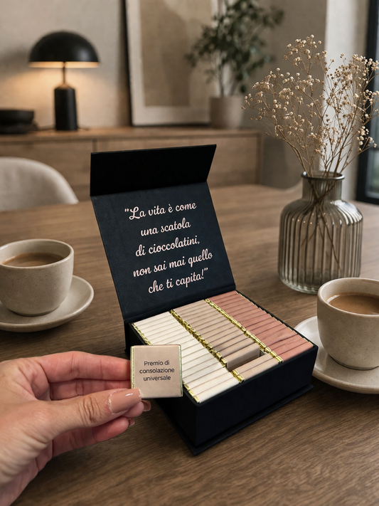 Cioccolatini Personalizzati in Confezione Luxury - 50 cioccolatini