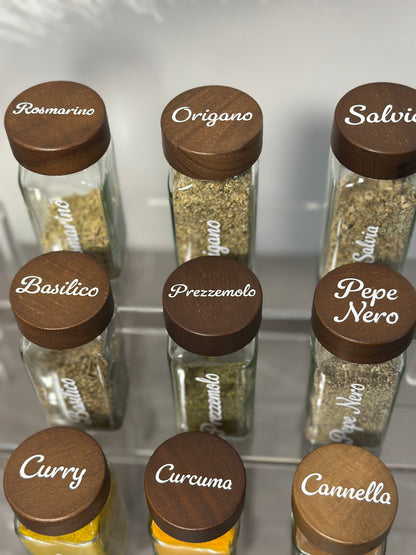 Barattoli per spezie personalizzati