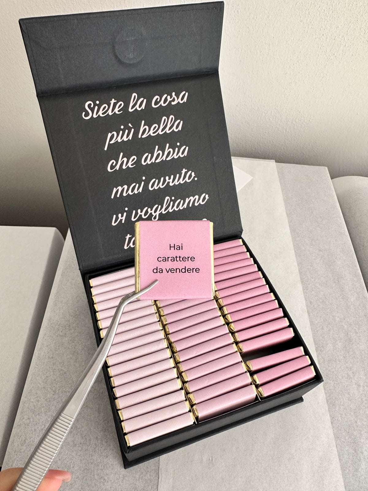 Cioccolatini Personalizzati in Confezione Luxury - 50 cioccolatini