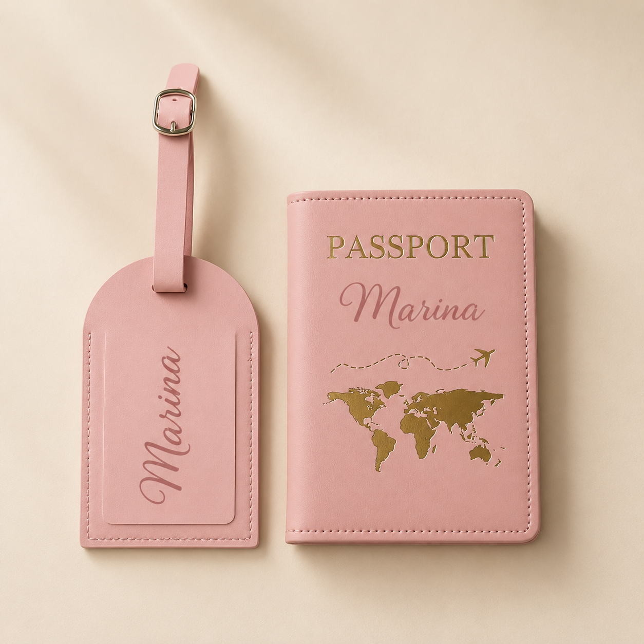 Porta Passaporto e Tag Valigia